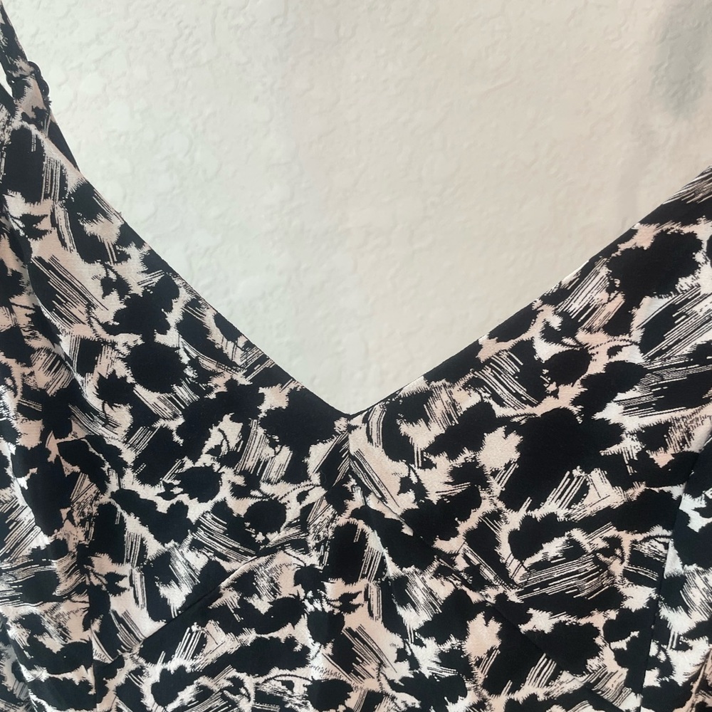 Madewell Black and White Patterned Cami - Picture 6 of 10
